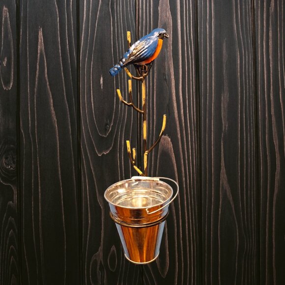 Eastern Bluebird  Metal Wall Hanger - Plant - Accessories - Crafts - Picture 7 of 7